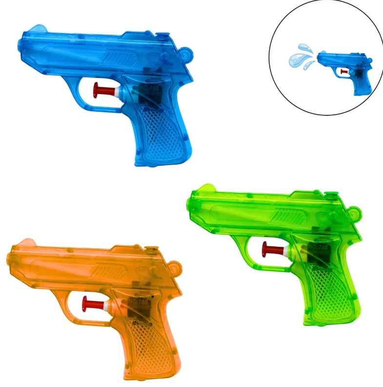 24 Wasserpistole Kinder 11,5x9x1,5 Sonderposten Großhandel Tombola