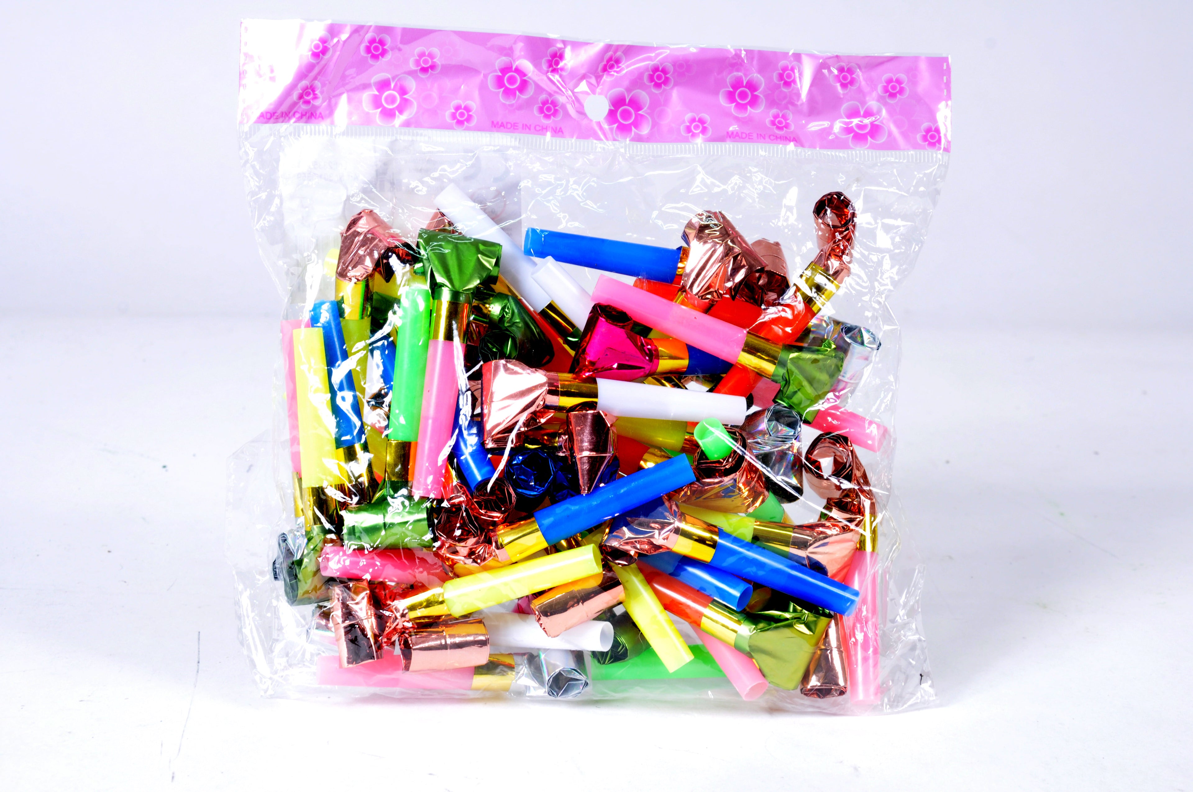 50 Partytröten Tombola Luftrüssel Geburtstag Feier Fasching Wurfmaterial