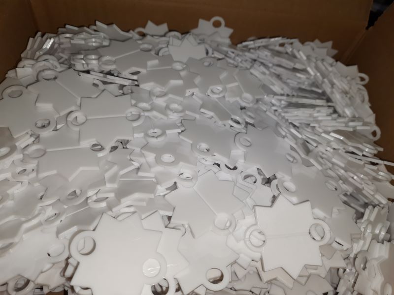 Lexys 1000 Plastik Sterne Güteklasse L zum Abschießen für Schießbuden