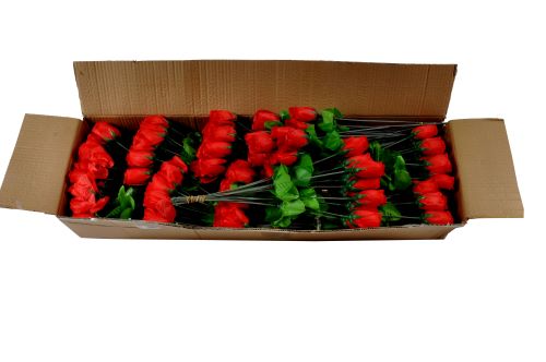 Kunststoff-Blumen Farbe: Rot  200-Stück Restposten Sonderposten Schieß Anschauen lohnt!